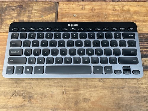 Logitech k810 black gray - logitech,